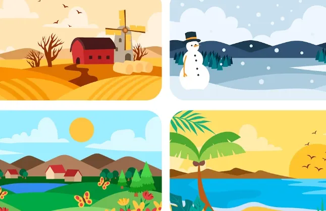 Wetter und Jahreszeiten